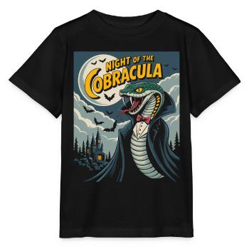 La nuit du cobra vampire suceur de sang Halloween - T-shirt bio MINI CREATOR Stanley/Stella Enfant - noir - Devant - Mikhail (115cm)