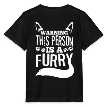 Avertissement Cette personne est un poilu - T-shirt bio MINI CREATOR Stanley/Stella Enfant - noir - Devant - Mikhail (115cm)