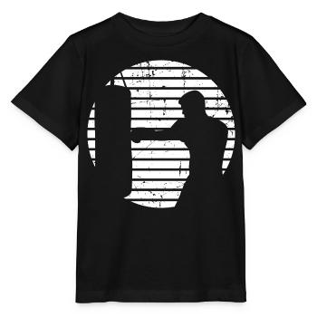 Croquis de boxeur - T-shirt bio MINI CREATOR Stanley/Stella Enfant - noir - Devant - Mikhail (115cm)