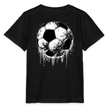 Soccer Ball Soccer - Stanley/Stella MINI CREATOR Kids’ T-Shirt - black - Front - Mikhail (115cm)