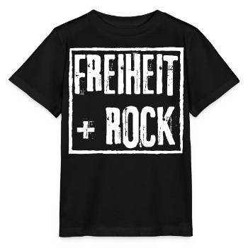 LIBERTÉ et ROCK GRUNGE ROCK GRAFFITI DESIGN - T-shirt bio MINI CREATOR Stanley/Stella Enfant - noir - Devant - Mikhail (115cm)