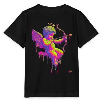 #NEon Amor - Stanley/Stella Kinder T-Shirt MINI CREATOR  - Schwarz - Vorne - Mikhail (115cm)