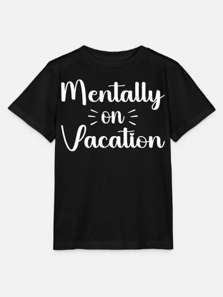 Geistig im Urlaub - Stanley/Stella Kinder T-Shirt MINI CREATOR  - Schwarz