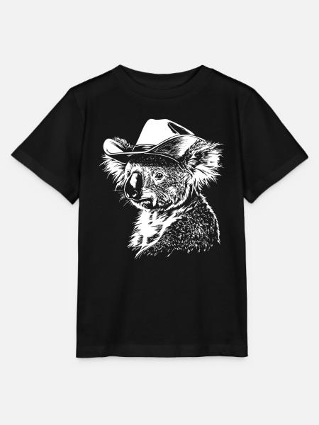 Koala Cowboy Hut Western - Stanley/Stella Kinder T-Shirt MINI CREATOR - Schwarz