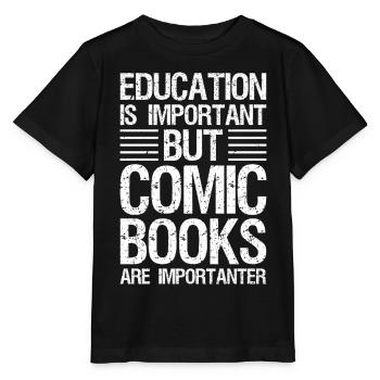 Cool Comic Book Art For Men Women Comic Book - Stanley/Stella MINI CREATOR Kids’ T-Shirt - black - Front - Mikhail (115cm)