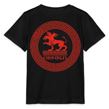 The Guardian of the Underworld - Stanley/Stella MINI CREATOR Kids’ T-Shirt - black - Front - Mikhail (115cm)
