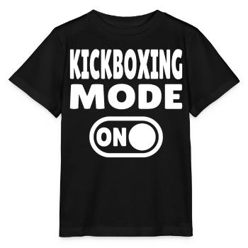 Kickboxing Mode ON – Power for Martial Artists - Stanley/Stella MINI CREATOR Kids’ T-Shirt - black - Front - Mikhail (115cm)