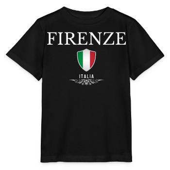 Florenz Italien, ich liebe Florenz - Stanley/Stella Kinder T-Shirt MINI CREATOR  - Schwarz - Vorne - Mikhail (115cm)