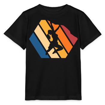 Dynamische Streetdance Silhouette - Stanley/Stella Kinder T-Shirt MINI CREATOR  - Schwarz - Vorne - Mikhail (115cm)