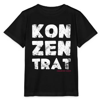 I'm not small, I'm a concentrate saying - Stanley/Stella MINI CREATOR Kids’ T-Shirt - black - Front - Mikhail (115cm)
