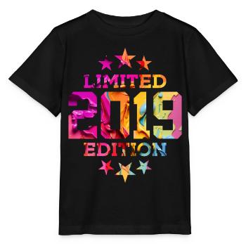 LIMITED EDITION 2019 7TH BIRTHDAY - Stanley/Stella MINI CREATOR Kids’ T-Shirt - black - Front - Mikhail (115cm)