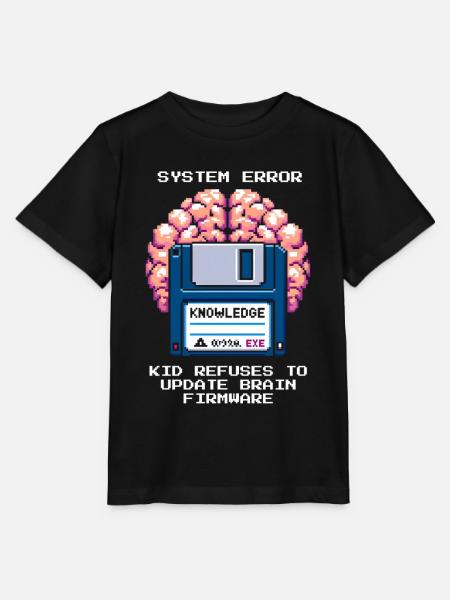 Systemfehler: Update verweigert | Homeschool - Stanley/Stella Kinder T-Shirt MINI CREATOR  - Schwarz