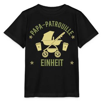 PAPA PATROUILLE EINHEIT Lustiges - Stanley/Stella Kinder T-Shirt MINI CREATOR  - Schwarz - Vorne - Mikhail (115cm)