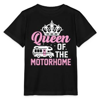 Königin des Wohnmobils - Stanley/Stella Kinder T-Shirt MINI CREATOR  - Schwarz - Vorne - Mikhail (115cm)