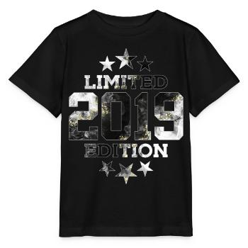 LIMITED EDITION 2019 7TH BIRTHDAY - Stanley/Stella MINI CREATOR Kids’ T-Shirt - black - Front - Mikhail (115cm)