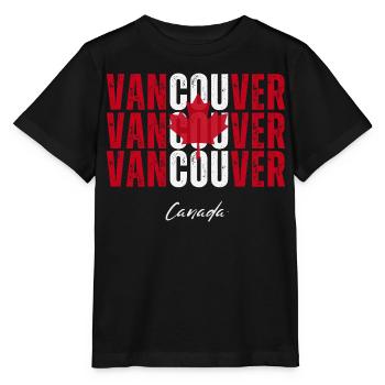 Vancouver Canada, j’adore Vancouver - T-shirt bio MINI CREATOR Stanley/Stella Enfant - noir - Devant - Mikhail (115cm)