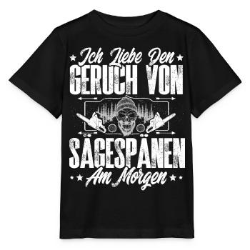 Holzfäller - Stanley/Stella Kinder T-Shirt MINI CREATOR  - Schwarz - Vorne - Mikhail (115cm)