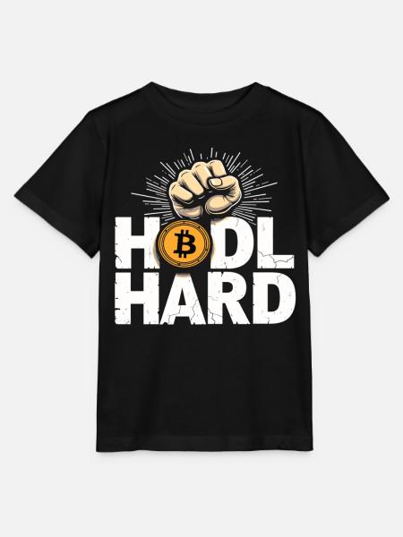 Btc Bitcoin HARD – Bitcoin Crypto - Stanley/Stella Kinder T-Shirt MINI CREATOR - Schwarz