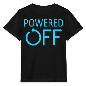 ÉTEINT Éteint et en mode veille - T-shirt bio MINI CREATOR Stanley/Stella Enfant - noir - Devant - Mikhail (115cm)