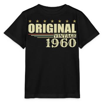 1960 Geburtstag 1960 - Stanley/Stella Kinder T-Shirt MINI CREATOR  - Schwarz - Vorne - Mikhail (115cm)