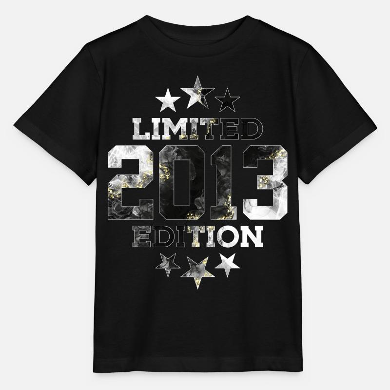 LIMITED EDITION 2013 13. GEBURTSTAG - Stanley/Stella Kinder T-Shirt MINI CREATOR  - Schwarz