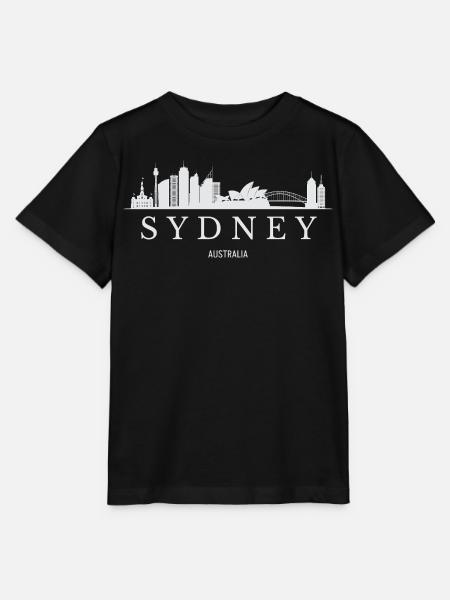 Sydney Skyline, Sydney, Australien - Stanley/Stella Kinder T-Shirt MINI CREATOR - Schwarz