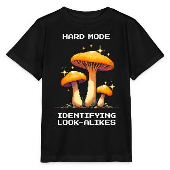 Hard Mode: Determining Doppelgangers | Fungi - Stanley/Stella MINI CREATOR Kids’ T-Shirt - black - Front - Mikhail (115cm)