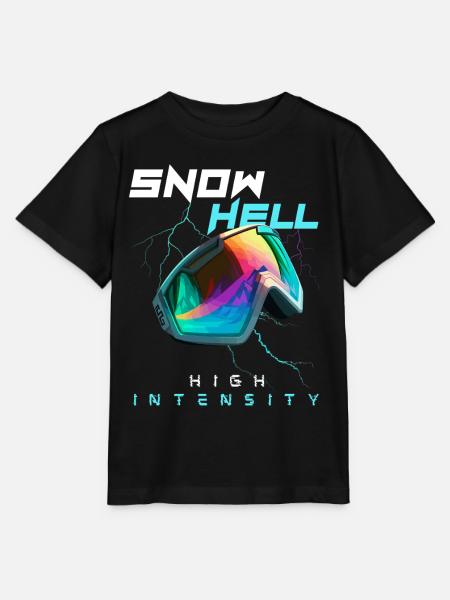 Snow Hell - High Intensity - Stanley/Stella Kinder T-Shirt MINI CREATOR - Schwarz