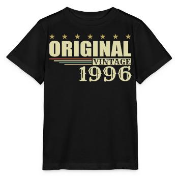 1996 Geburtstag 1996 - Stanley/Stella Kinder T-Shirt MINI CREATOR  - Schwarz - Vorne - Mikhail (115cm)