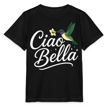 Ciao Bella - Stanley/Stella MINI CREATOR Kids’ T-Shirt - black - Front - Mikhail (115cm)