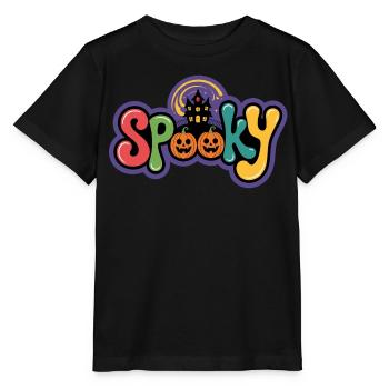 Spooky Halloween Pumpkin Joy - Stanley/Stella MINI CREATOR Kids’ T-Shirt - black - Front - Mikhail (115cm)