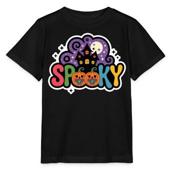 Spukhaus Halloween - Stanley/Stella Kinder T-Shirt MINI CREATOR  - Schwarz - Vorne - Mikhail (115cm)
