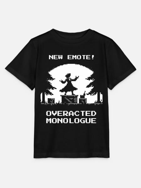 Neues Emote: Overacted Monolog | RPG Theater - Stanley/Stella Kinder T-Shirt MINI CREATOR  - Schwarz
