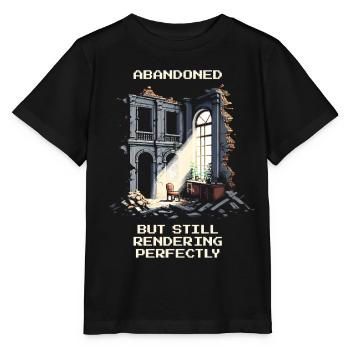 Verlassen, aber perfekt gerendert | Urban Vibes - Stanley/Stella Kinder T-Shirt MINI CREATOR  - Schwarz - Vorne - Mikhail (115cm)