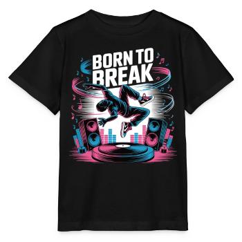 Streetdance Beat – Urban DJ Music Design - Stanley/Stella MINI CREATOR Kids’ T-Shirt - black - Front - Mikhail (115cm)
