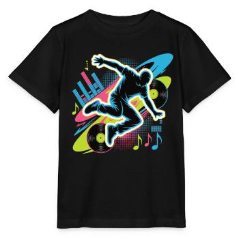 Streetdance Beat – Urban DJ Music Design - T-shirt bio MINI CREATOR Stanley/Stella Enfant - noir - Devant - Mikhail (115cm)