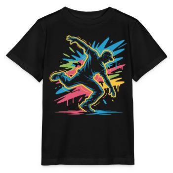 Streetdance Beat – Urban DJ Music Design - T-shirt bio MINI CREATOR Stanley/Stella Enfant - noir - Devant - Mikhail (115cm)