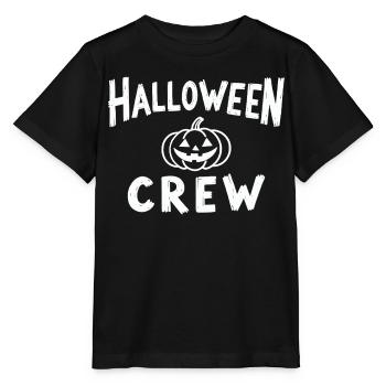 Halloween Crew Pumpkin Head Troop - Stanley/Stella MINI CREATOR Kids’ T-Shirt - black - Front - Mikhail (115cm)