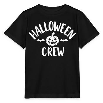 Halloween Crew Pumpkin Head Troop - Stanley/Stella MINI CREATOR Kids’ T-Shirt - black - Front - Mikhail (115cm)