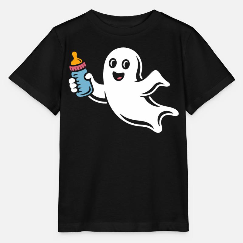 Fröhlicher Geist mit Fläschchen - Stanley/Stella Kinder T-Shirt MINI CREATOR  - Schwarz