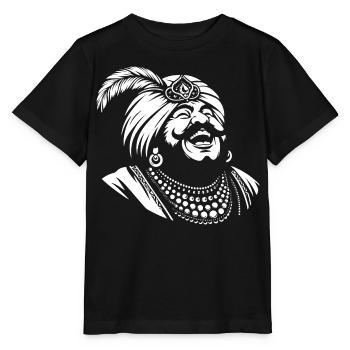Laughing Ali Baba Design - Stanley/Stella MINI CREATOR Kids’ T-Shirt - black - Front - Mikhail (115cm)