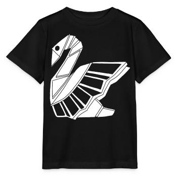 White Swan - Stanley/Stella MINI CREATOR Kids’ T-Shirt - black - Front - Mikhail (115cm)