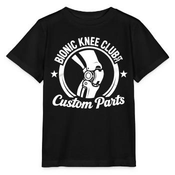 Cadeau de chirurgie du genou de remplacement bionique du genou - T-shirt bio MINI CREATOR Stanley/Stella Enfant - noir - Devant - Mikhail (115cm)