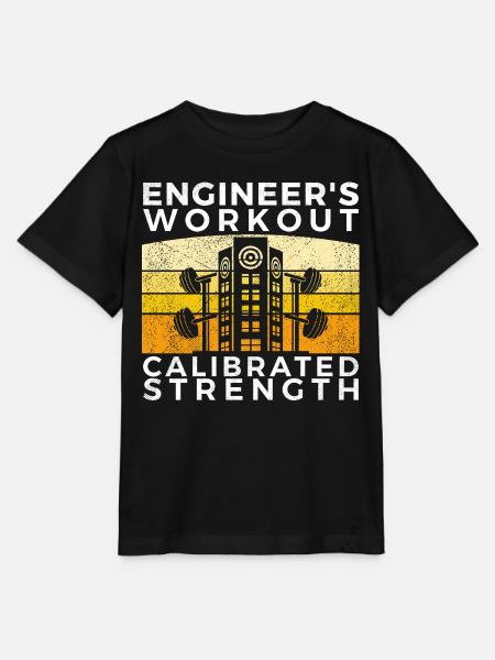 Engineer's Workout, Calibrated Strength t-paita - Stanley/Stella MINI CREATOR lasten t-paita - musta