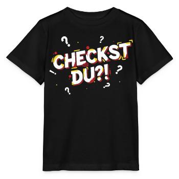 Vérifiez-vous ?! - Mot de jeunesse amusant / langage de jeunesse - T-shirt bio MINI CREATOR Stanley/Stella Enfant - noir - Devant - Mikhail (115cm)