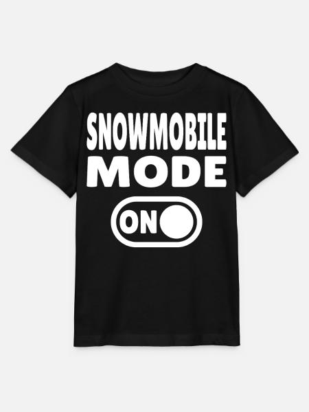 Snowmobile Mode ON - Stanley/Stella Kinder T-Shirt MINI CREATOR  - Schwarz