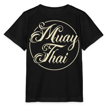 Muay Thai - Stanley/Stella Kinder T-Shirt MINI CREATOR  - Schwarz - Vorne - Mikhail (115cm)