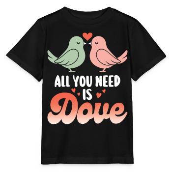 Wortspiel Vogeltaube Humor - Stanley/Stella Kinder T-Shirt MINI CREATOR  - Schwarz - Vorne - Mikhail (115cm)
