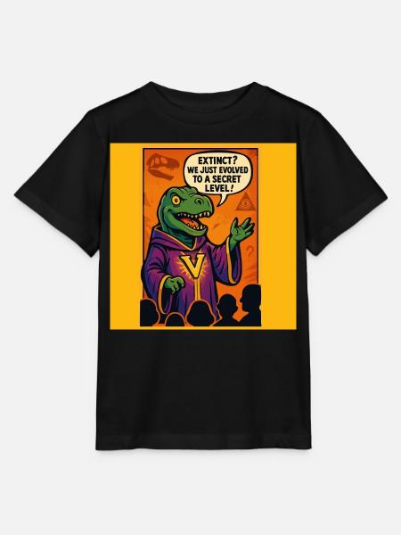 V-Raptor: Evolution auf Geheimstufe - Stanley/Stella Kinder T-Shirt MINI CREATOR - Schwarz
