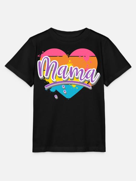 Mama - Stanley/Stella Kinder T-Shirt MINI CREATOR - Schwarz